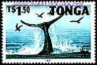 Tonga Humpback Whales Stamp