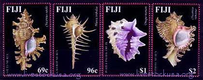 Fiji Shells Stamps